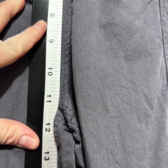 Faherty Women's Charcoal Gray Jogger Pants Tencel Organic Cotton Blend Size L - Picture 6 of 10